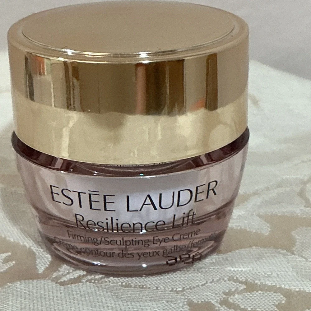 Estee Lauder Resilience Lift Night Face and Neck Cream .5 oz & Eye Cream .17 oz